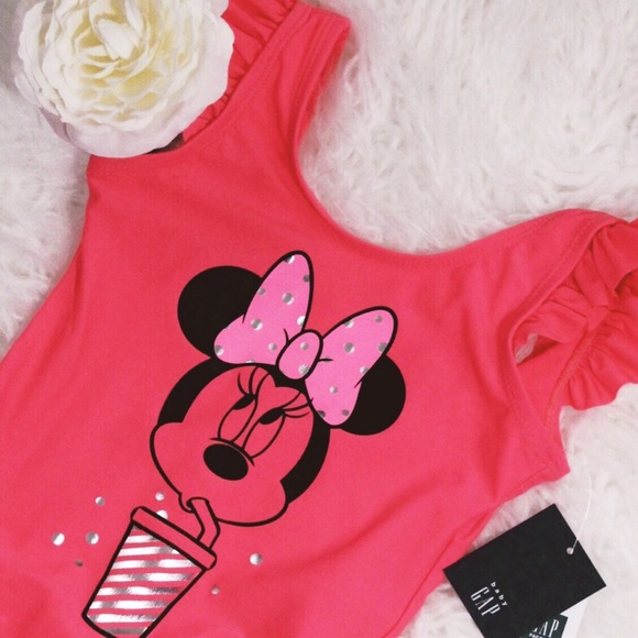 🎈SOLD🎈 🎉HP Pick🎉Gap Disney Minnie Mouse Swimsu - Picture 2 of 8